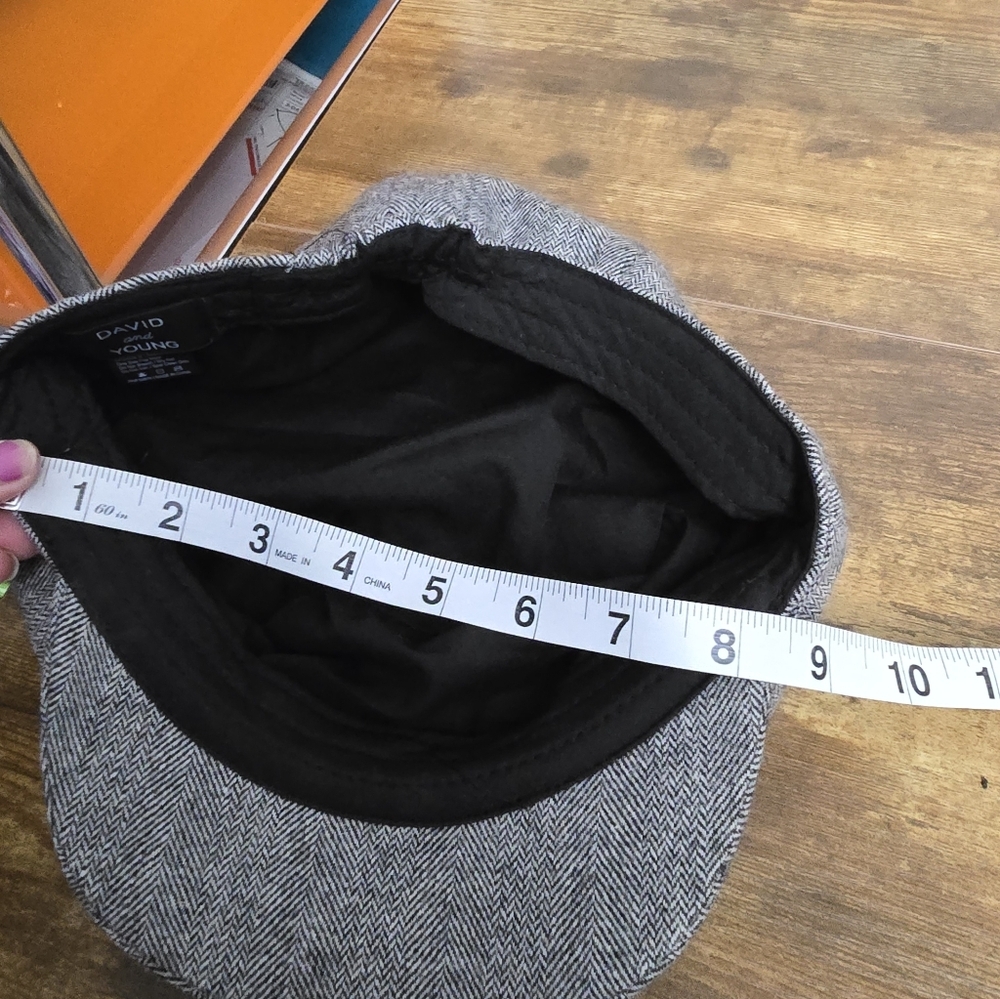 David And Young 40% Wool Gray Hat One Size - Picture 6 of 6